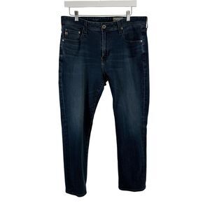 AG Adriano Goldschmied Everett Slim Straight Jeans Dark Wash Mens Size 34x28
